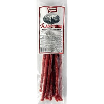 Колбаски Хлыстики, сырокопчёные, 100 г
