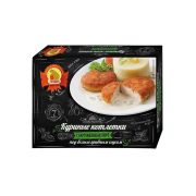 Котлеты Государь-суп куриные с картофельным пюре под белым грибным соусом, 300 г