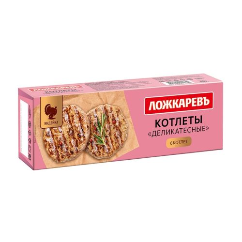 Котлеты Ложкарёвъ Деликатесные, 400 г