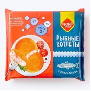 Котлеты рыбные Сытый папа лососевые, 300 г