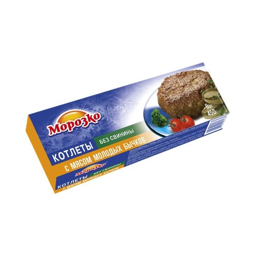 Котлеты с мясом молодых бычков, 330 г