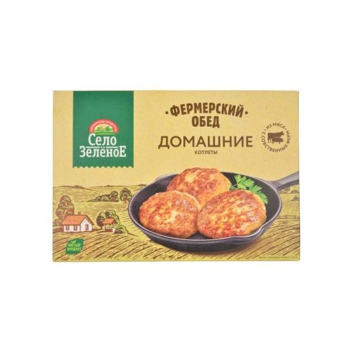 Котлеты Село Зелёное домашние замороженные с картофелем, 500 г