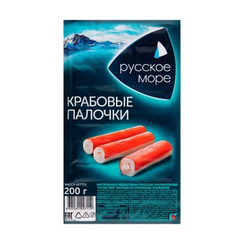 Крабовые палочки Русское море охлаждённые, 200 г