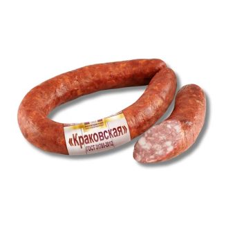 Колбаса Краковская ГОСТ, полукопчёная, 2.1 кг
