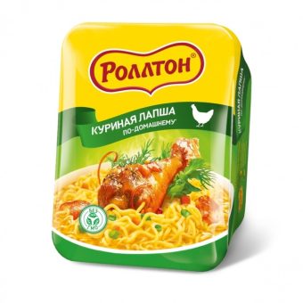 Лапша Ролтон по-домашнему с курицей, 90 г