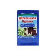 Масло Деревенская бурёнка сладкосливочное несолёное 82.5%, 180 г