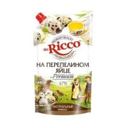 Майонез Мистер Рикко на перепелином яйце Органик, 400 мл