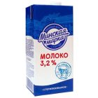 Молоко Минская марка стерилизованное 3.2%, 1 л