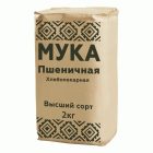 Мука пшеничная Агрокомплекс хлебопекарная высший сорт, 2 кг