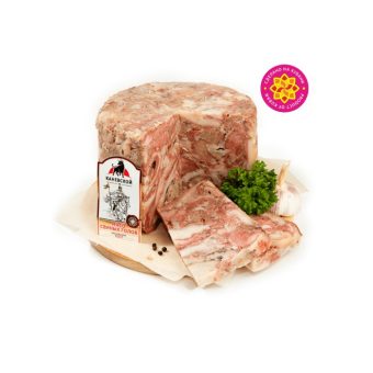 Мясо свиных голов прессованное, варёное, 1 кг