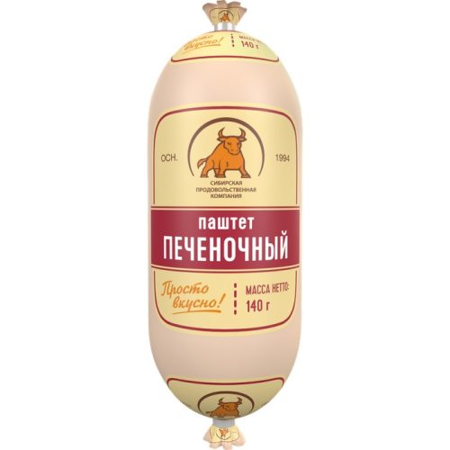 Паштет печёночный, 140 г