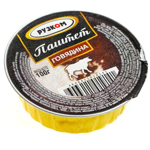 Паштет Рузком печёночный Говядина, 100 г
