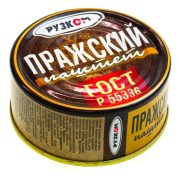 Паштет Рузком печёночный Пражский ГОСТ, 117 г