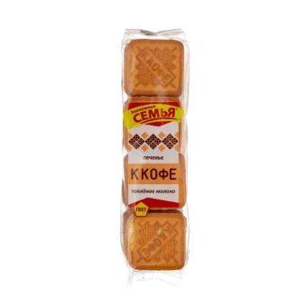 Печенье К кофе топлёное молоко Сладкая Дымка, 335 г