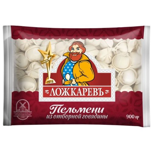 Пельмени Ложкарёв из отборной говядины, 900 г