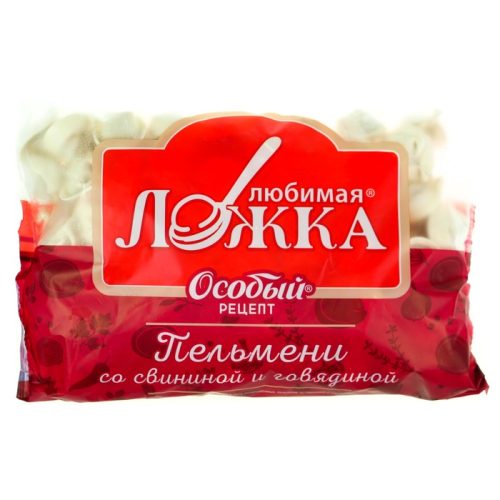 Пельмени Любимая ложка со свининой и говядиной, 1 кг