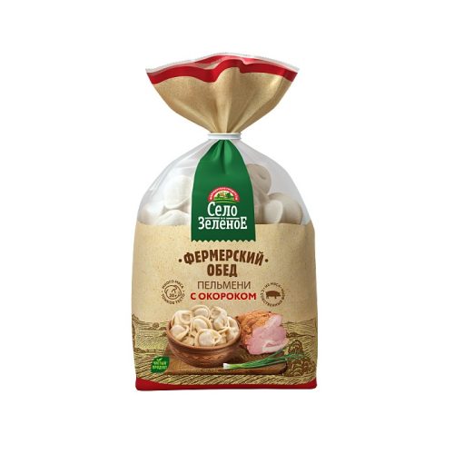 Пельмени Село Зелёное с окороком, 700 г