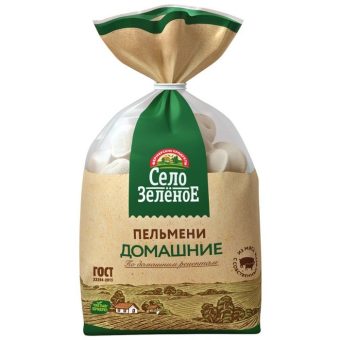 Пельмени Село Зелёное домашние, 800 г