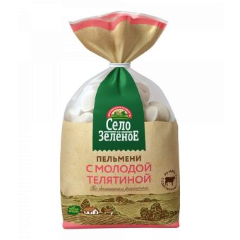 Пельмени Село Зелёное с молодой телятиной, 800 г