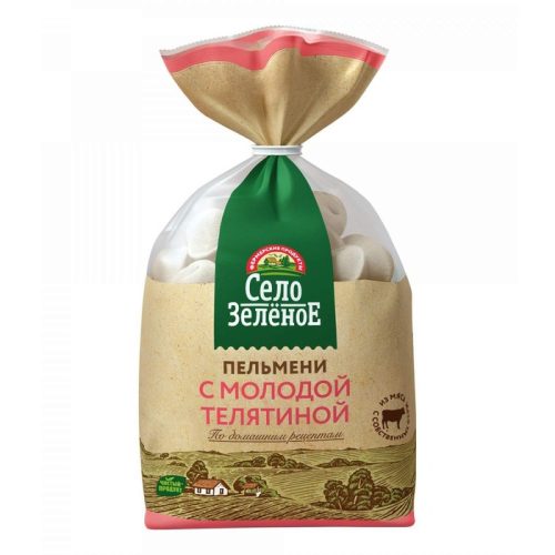 Пельмени Село Зелёное с молодой телятиной, 800 г