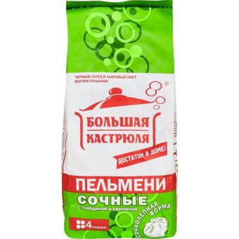 Пельмени Большая кастрюля Сочная, 5 кг