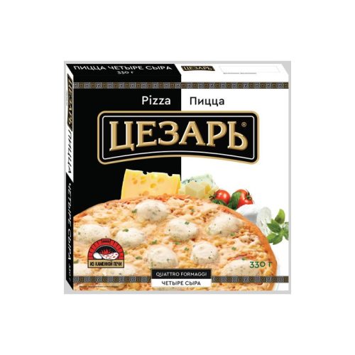 Пицца Цезарь четыре сыра, 330 г