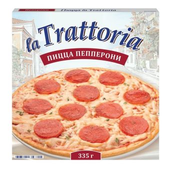 Пицца Пепперони La Trattoria, 335 г