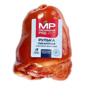 Рулька свиная, копчёно-варёная, 12 кг