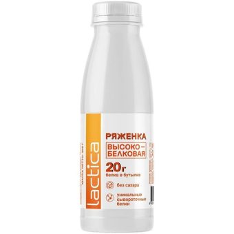 Ряженка Lactica высокобелковая 2.7%, 400 г
