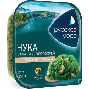 Салат из морских водорослей Чука с ореховым соусом, 150 г