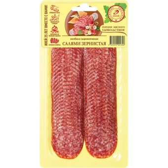 Колбаса Салями Зернистая, сырокопчёная, 250 г