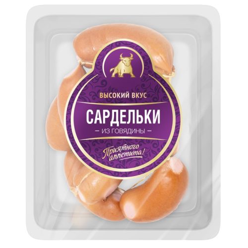 Сардельки Высокий вкус с говядиной