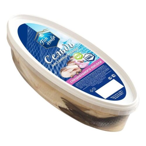 Сельдь Атлантик Фиш слабосолёная 500+ Фареры, ведро, 10 кг