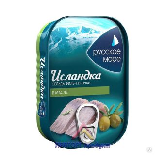Сельдь беловинной Исландка, в заливке, 115 г