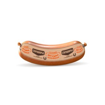 Сервелат Стародворье Дугушка запечённый, варёно-копчёный, 600 г