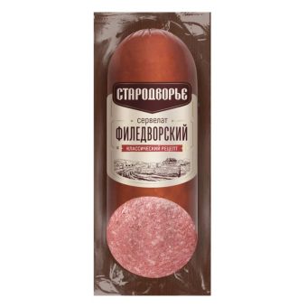 Сервелат Стародворье Филедворский, варёно-копчёный, 350 г