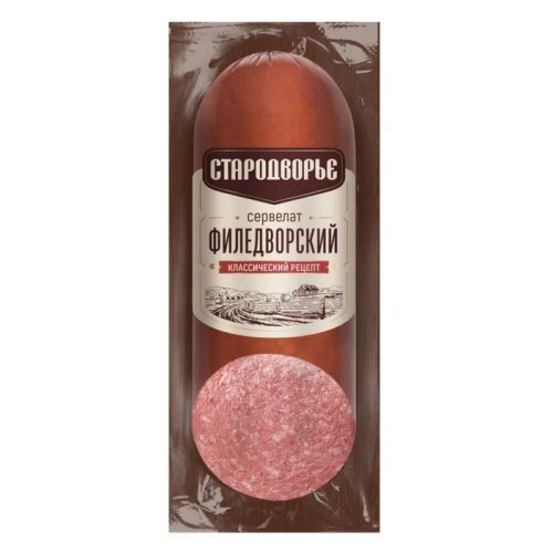 Сервелат Стародворье Филедворский, варёно-копчёный, 350 г