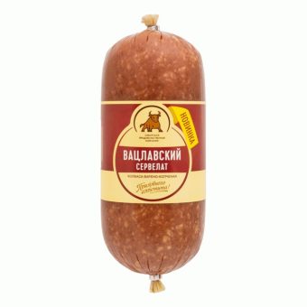 Сервелат Вацлавский, варёно-копчёный, 380 г