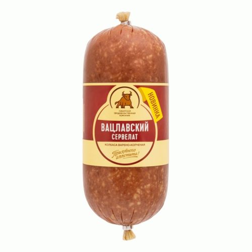 Сервелат Вацлавский, варёно-копчёный, 380 г