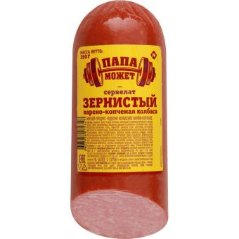 Сервелат Зернистый, варёно-копчёный