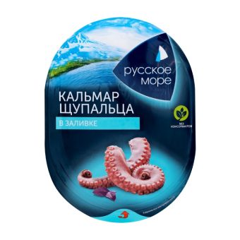 Щупальца кальмара командорского в заливке, 180 г