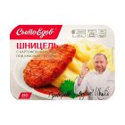 Шницель Сытоедов с картофельным пюре под красным соусом, 350 г