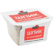 Шпик Родной продукт Бутербродный с чёрным перцем и чесноком, 200 г