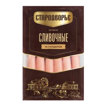Сосиски Стародворье Сливочные по-стародворски, 8 кг