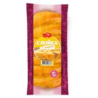 Слойка Черёмушки дрожжевая с мясом КБК, 90 г