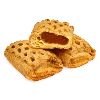 Слойка дрожжевая с яблоком, 90 г