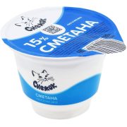 Сметана Снежок 15%, 180 г