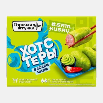 Снеки Горячая штучка Хотстеры Васаби-чили, 230 г