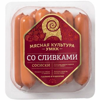 Сосиски со сливками, 400 г