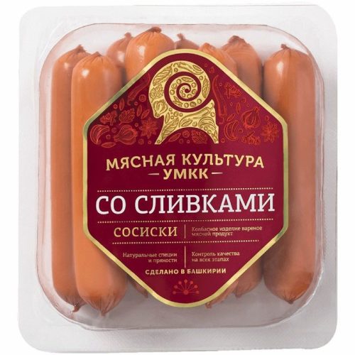 Сосиски со сливками, 400 г